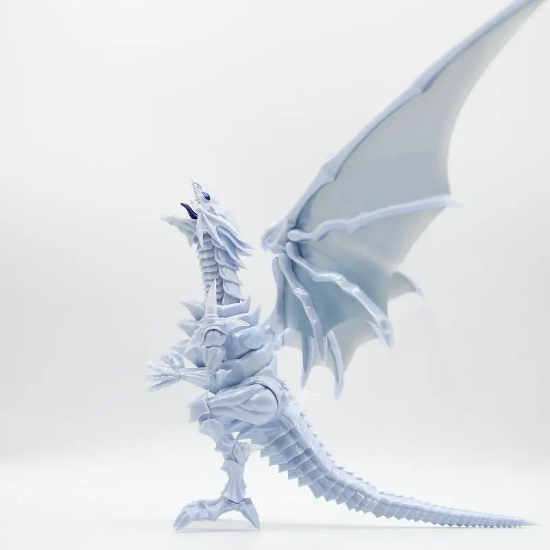 Spot White Dragon No.1 Blue Eye White Dragon Assembly Model Manufacturer Ornament Birthday Christmas Surprise Gift