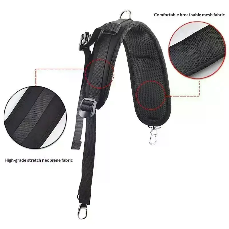 Adjustable Backpack Shoulder Straps With Reflective Strips And Anti Slip Chest Buckle For Hiking Commuting School Outdoor
