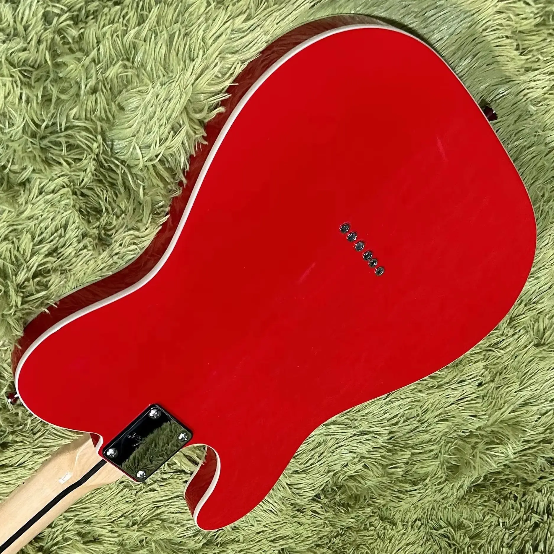Hot Sale FTL Electric Guitars Mahogany Body Double Binding Red Color Maple Fretboard 22 Frets