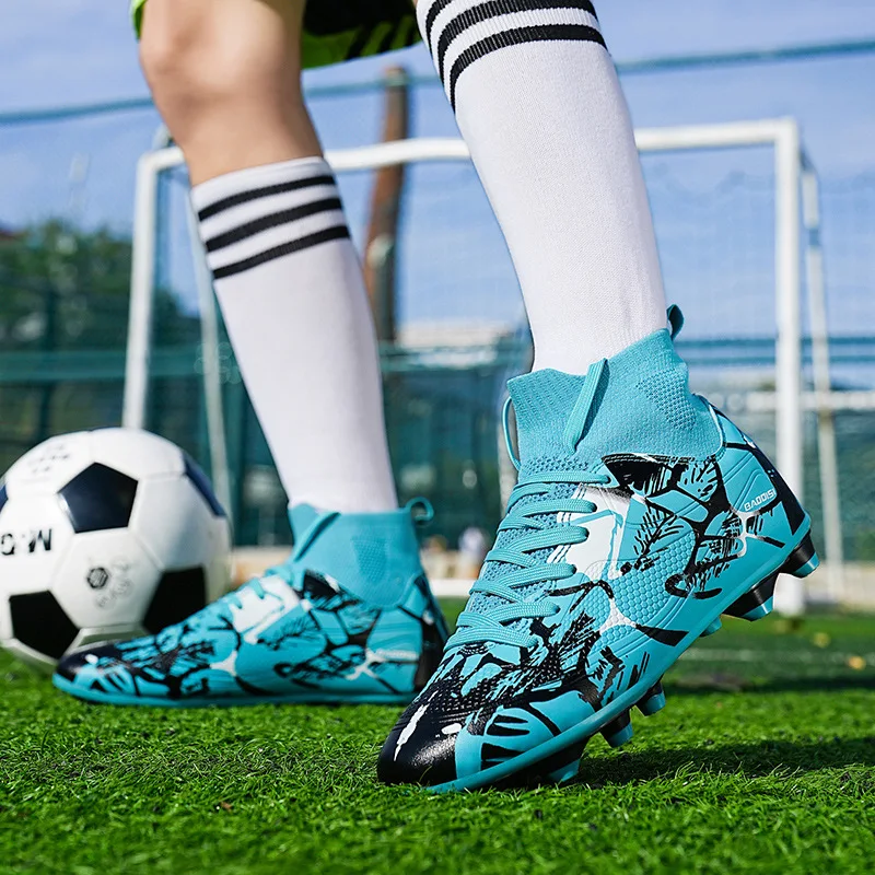 Picture 4: New Children Soccer Boots Sports Society Field Boy Football Shoes Futsal Fast Indoor Sneaker Original Ankle Cleats Football Boot