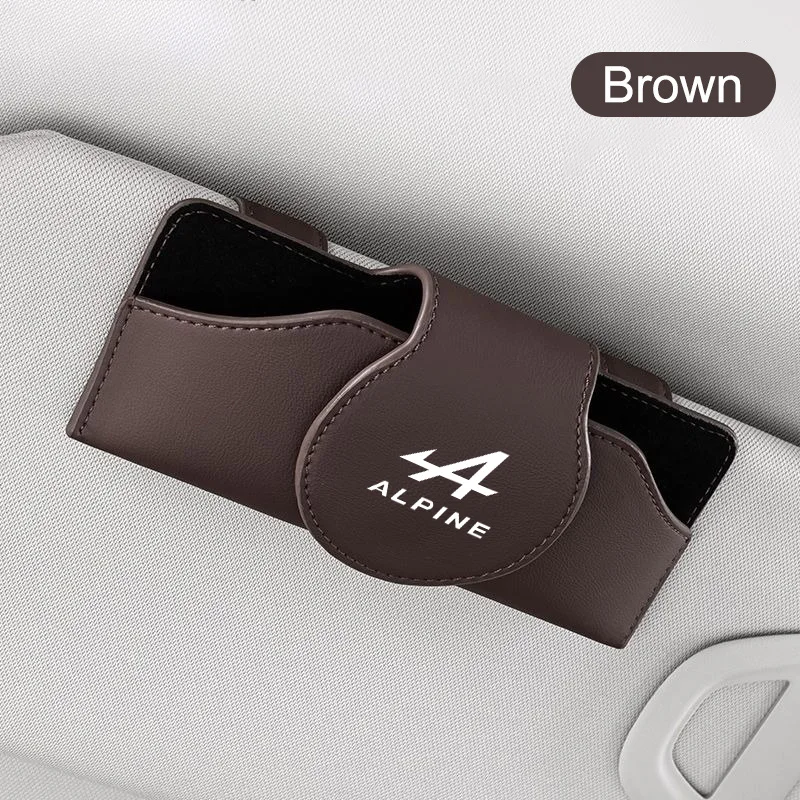

New Premium Car Glasses box-Magnetic Closure,Fits Most Sun Visors For Alpine A110 A110S A290 GTS A110 Espace Austral A390 Duster