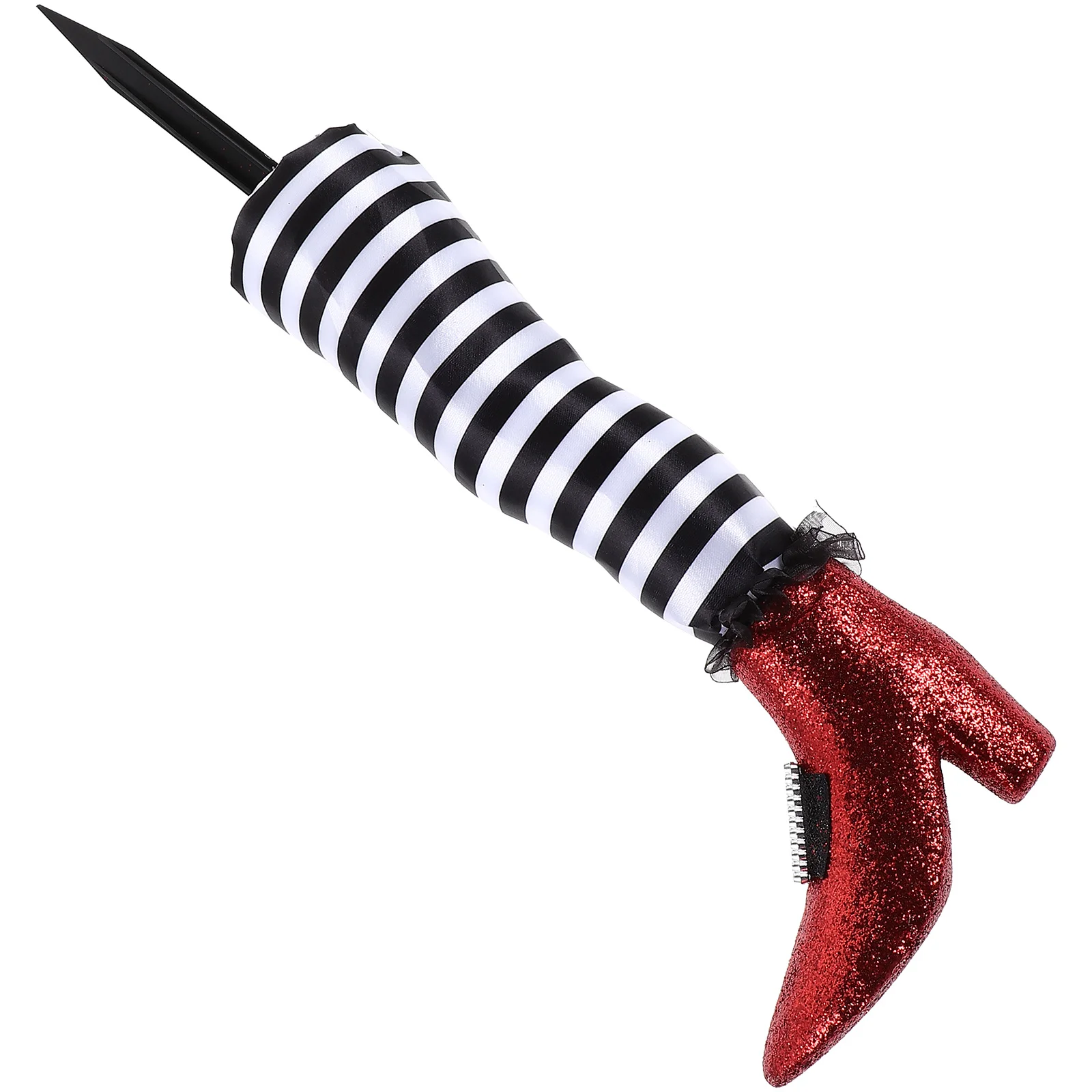 Witch Leg Haunted Body Part Halloween Outdoor Lawn Garden Yard Decor Witch Leg Stake Scary Prop Party Supplies