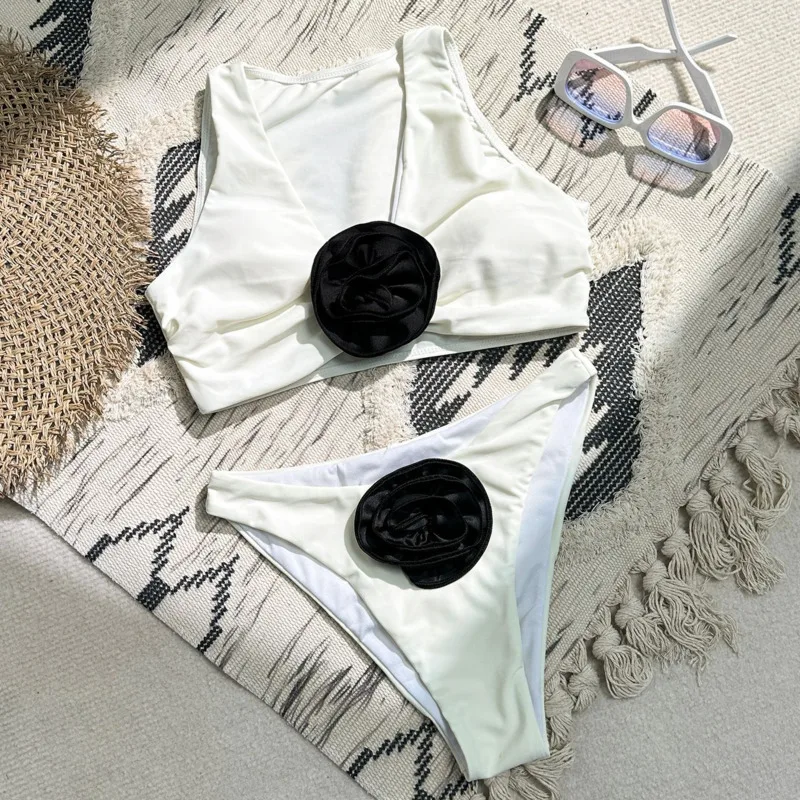 Bloemen Sexy Bikini Badpakken Vrouwen Badkleding Push Up Vrouwelijke Strand Zwemkleding Badpak Braziliaanse Bikini Set Zwembad Bader 2024