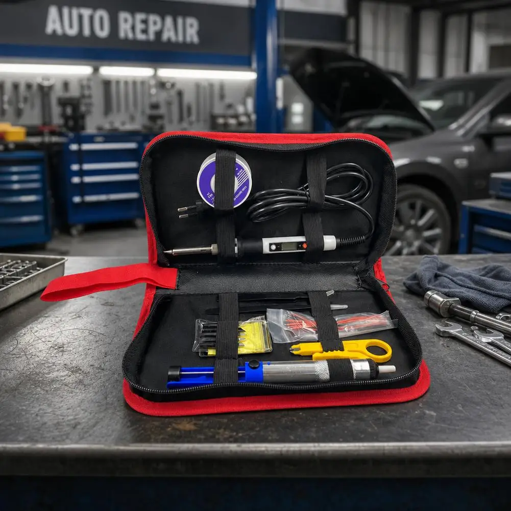 Carrying Case for Car Circuit Repair Tools Storage Bag Organizers Pouches For Technical Workers Engineers Maintenance Students
