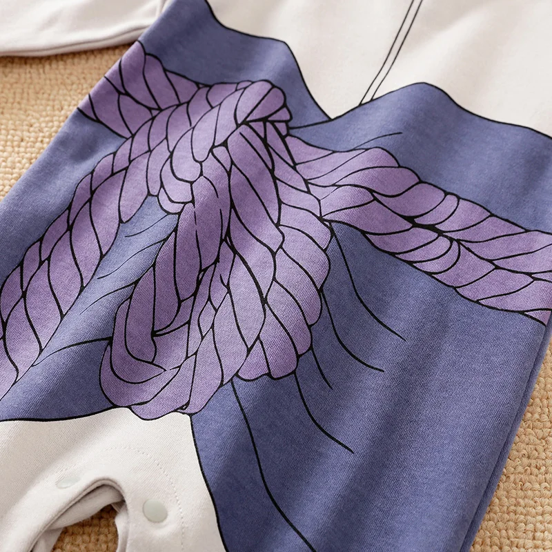 بدلة لعب قطنية جميلة ، بأكمام طويلة ، مريحة وناعمة ، ملابس حديثي الولادة ، أطفال أولاد وبنات ، 0-18 ، الربيع ، الخريف #4