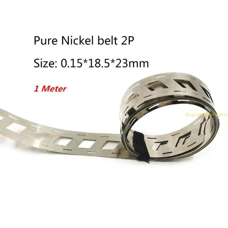 

652F Nickel Strip Belt Nickel Strip For Li Batteries Spot Welding Nickel Strip Tap 0.15x18.5x23mm (0.15mm Thickness)