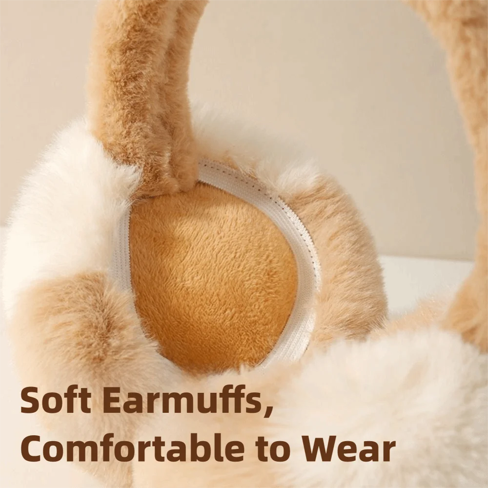 إكسسوارات الشتاء مادة سماكة الأذن دفئا مادة لينة غطاء للأذنين الشتوية تصميم قابل للطي غطاء الأذن الطقس البارد