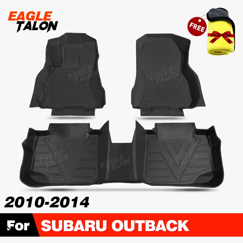 For SUBARU OUTBACK 2010-2014 2013 2012 2011 Custom All-Weather TPE Floor Mat Carpet Cover Auto Interior Protector Accessories