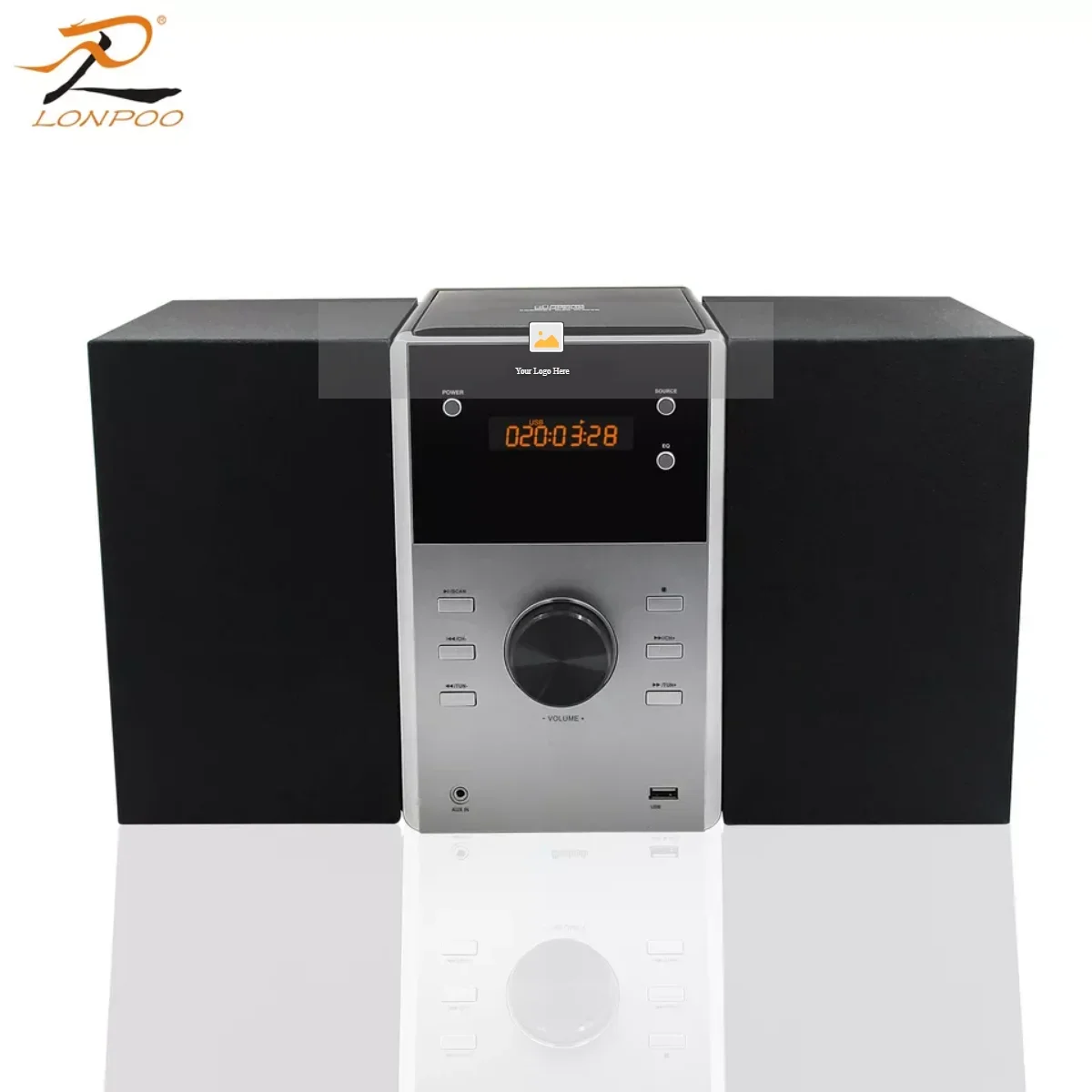 New Design Hot Products Ac 110 ~ 240v 50 / 60hz Power Supply Dvd/cd Micro Hifi System Speaker