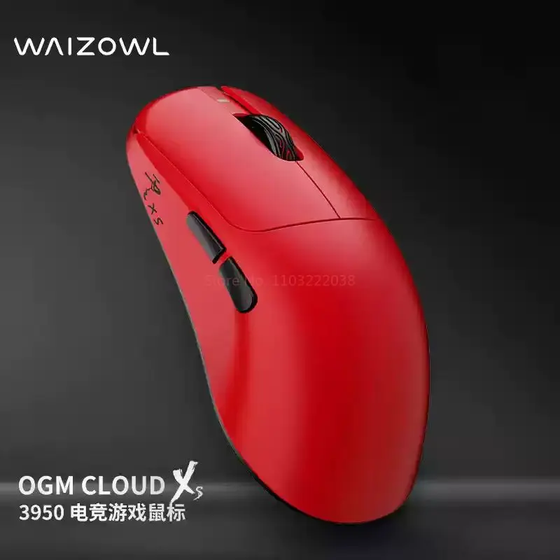 ماوس ألعاب Waizowl OGM Cloud XS خفيف الوزن مع مستشعر Paw3950 3-وضع ملحقات Esports FPS اللاسلكية هدية لمكتب الكمبيوتر