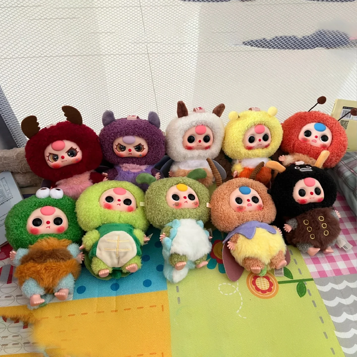 เด็กสาม Elf Plush กล่องตาบอดตุ๊กตาน้อยๆน่ารัก Kawaii ของเล่น Mystery กล่องกระเป๋าจี้อะนิเมะตัวเลขสาวของขวัญ InStock