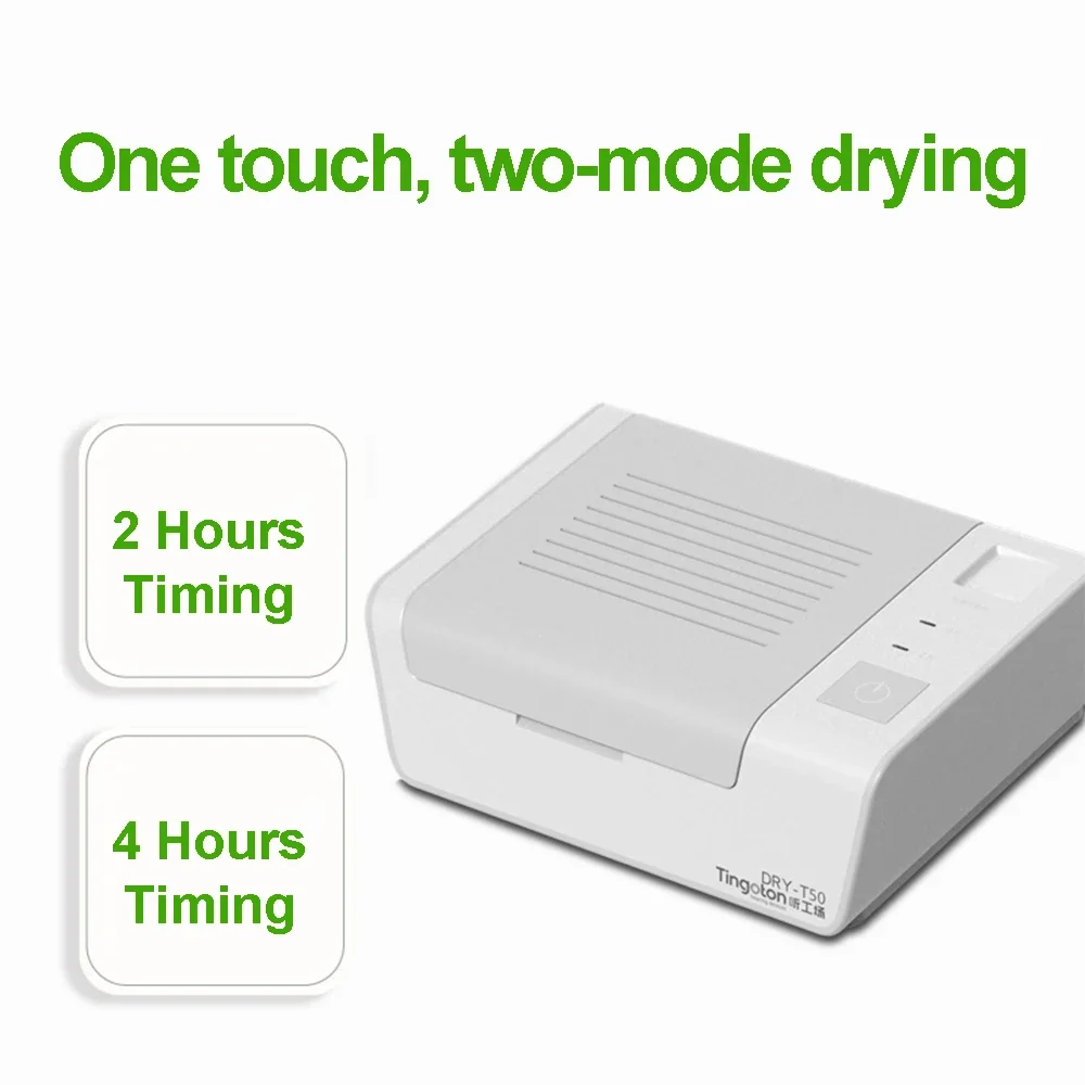 Electric USB Hearing Aid Dryer 2/8 Hour Timer Drying Case Box Electronic Dehumidifier Drybox （45 ° constant temperature）