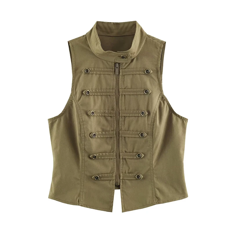 Women's Top Summer 2026 New Blouse Fashion Retro British Elegant Slim Youth Tops Vest Chic Summer Women's Street Holiday Tops