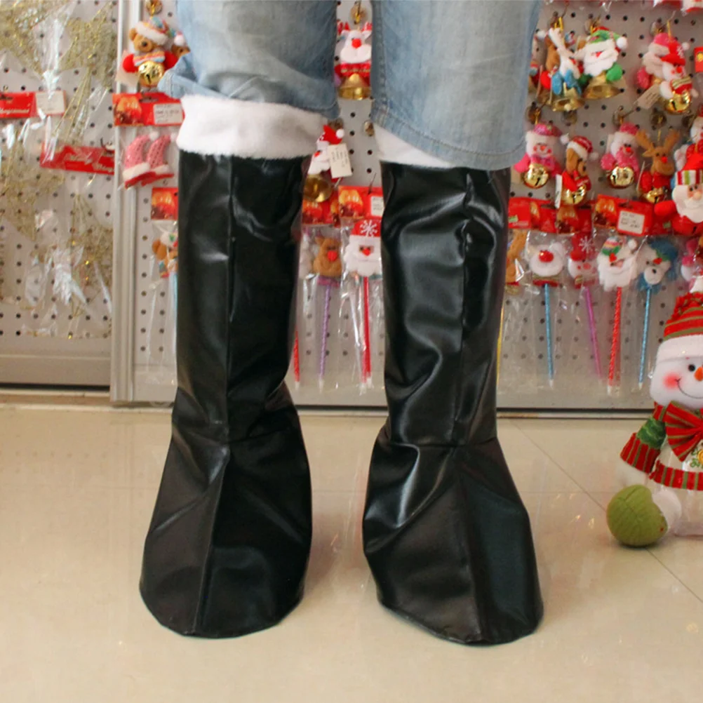 Christmas Santa Oversized Boot Xmas Party Favor Covers for Shoes Party Costume Accessories Xmas Supplies