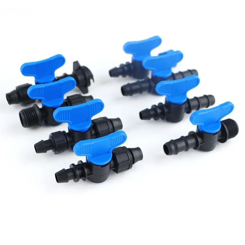 PE Pipe Bypass Valve Plastic Switch Valve for Micro Spray Drip Irrigation System Water Pipe Connector Drip Irrigation System