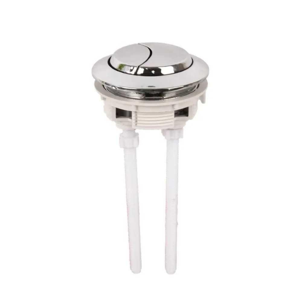 Round Valve Push Button Flush Toilet Seat Water Tank Valve Bathroom Parts Universal Dual Flush Toilet Water Tank Button