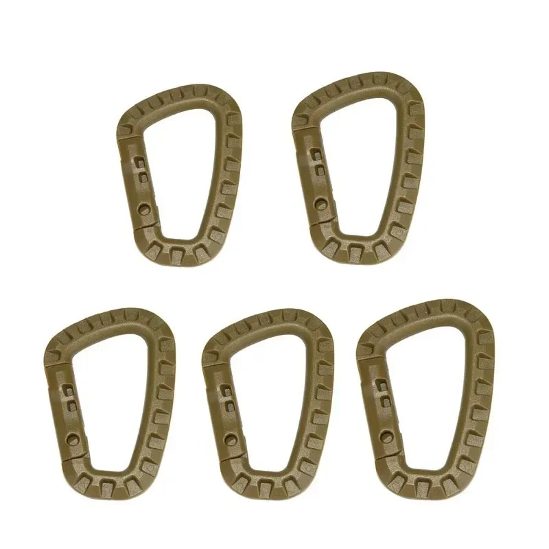 1-10Pcs Militärische taktische karabiner Clips Zubehör D-Ring Schnalle Bergsteigen Karabiner Rucksack Hängen Schlüssel Outdoor Gadget