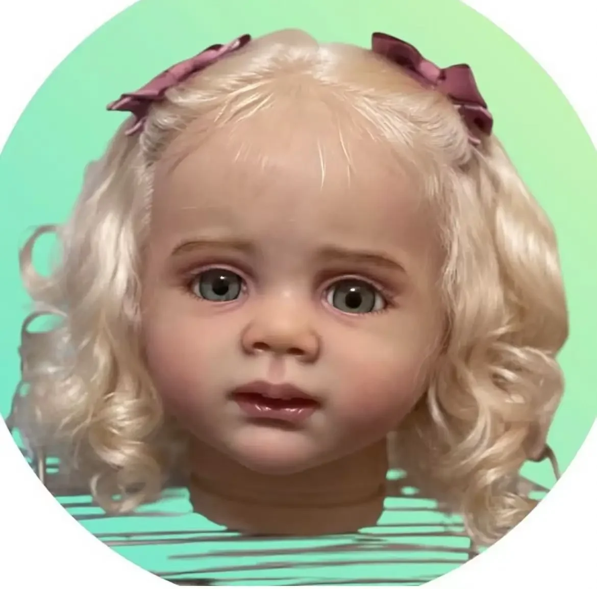 Customized Limited Supply 25inch Reborn Baby Fritzi With Hand-Rooted Hair Already Finished doll different dress