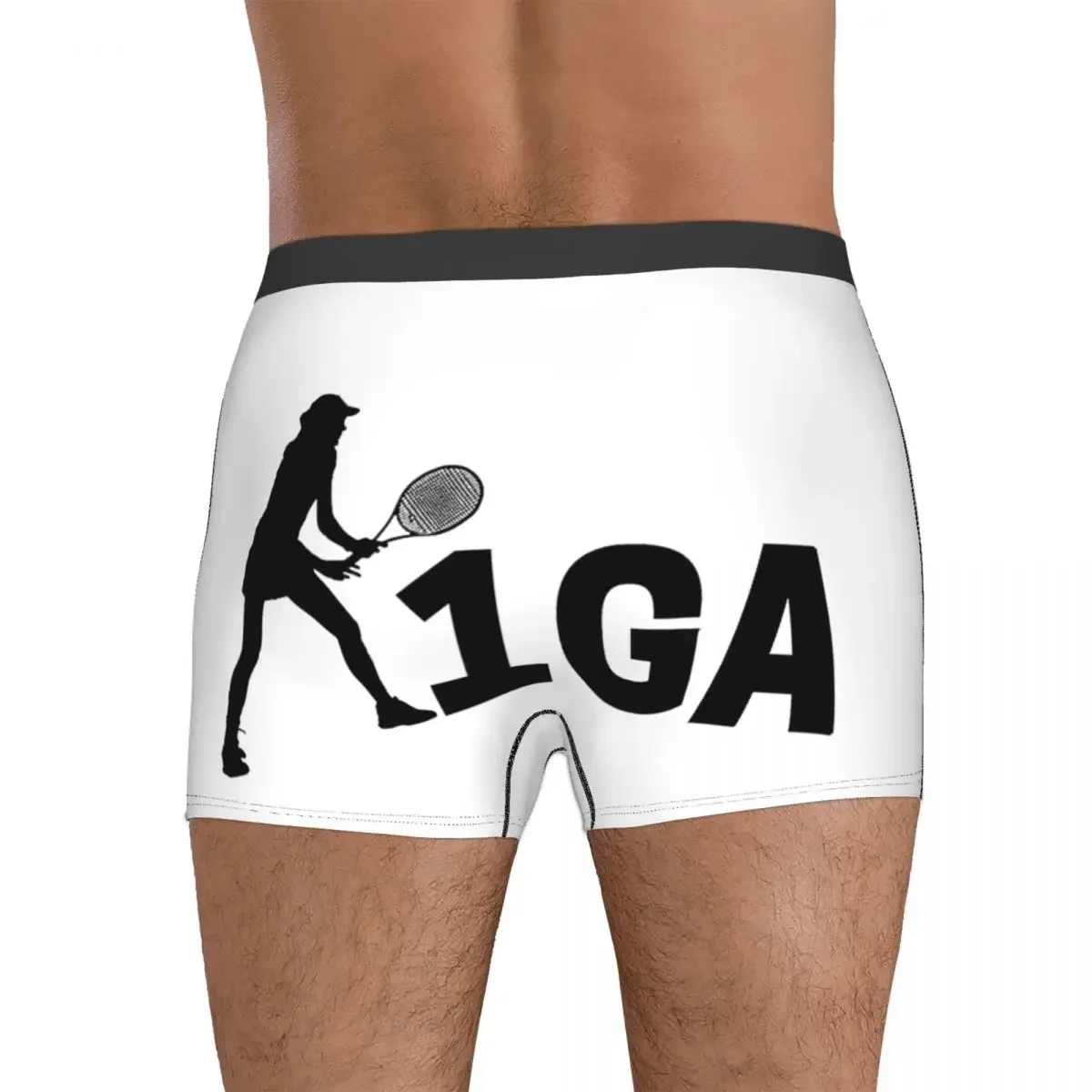 Boxer Onderbroek Short Iga Swiatek 1ga Iga Swiatek Team Slipje Heren Ademend Ondergoed Voor Homme Man Boyfriend Cadeau