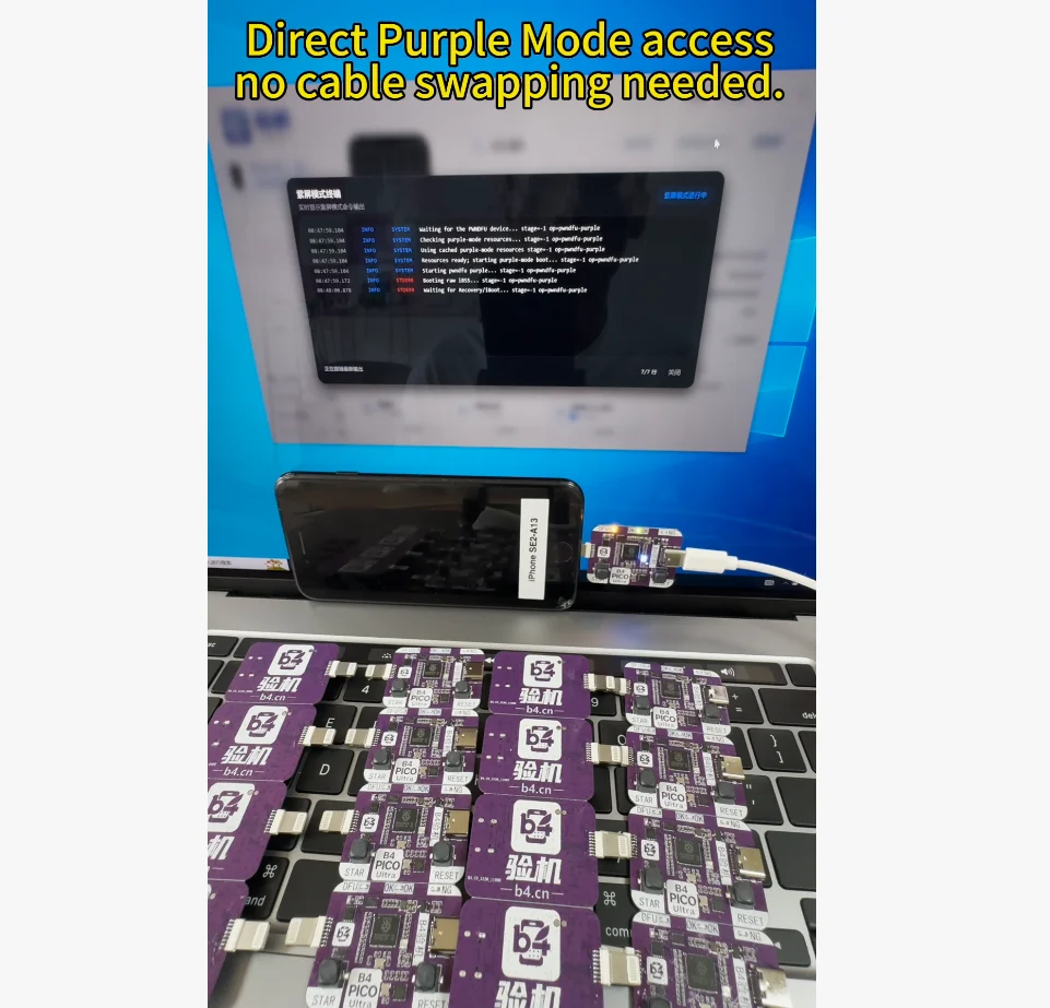 Next-Gen B4 PICO Ultra DFU RP2350A PICO Engineering Box DFU Mode Tool For iPhone IOS Enter DFU One Click Boot