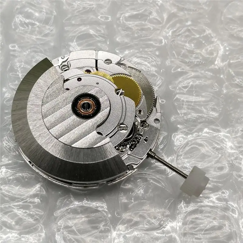 Mechanical Movement Parts For 2824-2 Automatic Watch, Gold/White, Single Date At 3 O' Clock Silver