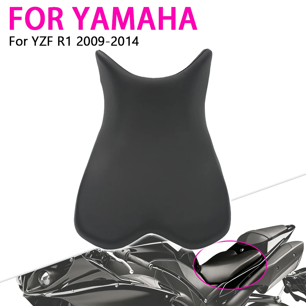 Fit For Yamaha YZF R1 YZFR1 YZF-R1 2009 2010 - 2013 2014 - Black Front Driver Rider Seat Cushion Pad Motorcycle Accessories