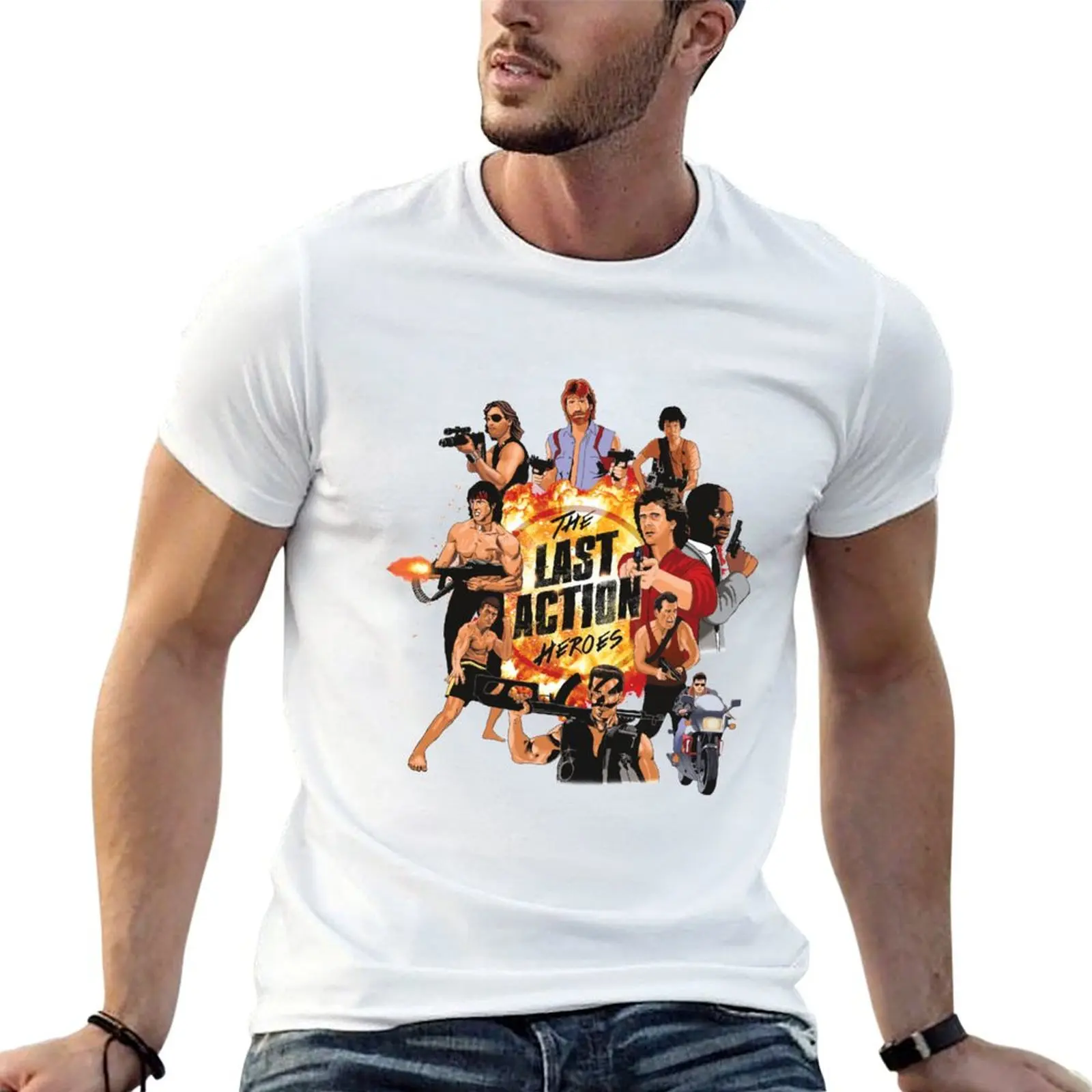 

The Last Action Heroes T-Shirt t shirts with prints anime t shirts for man T-Shirt