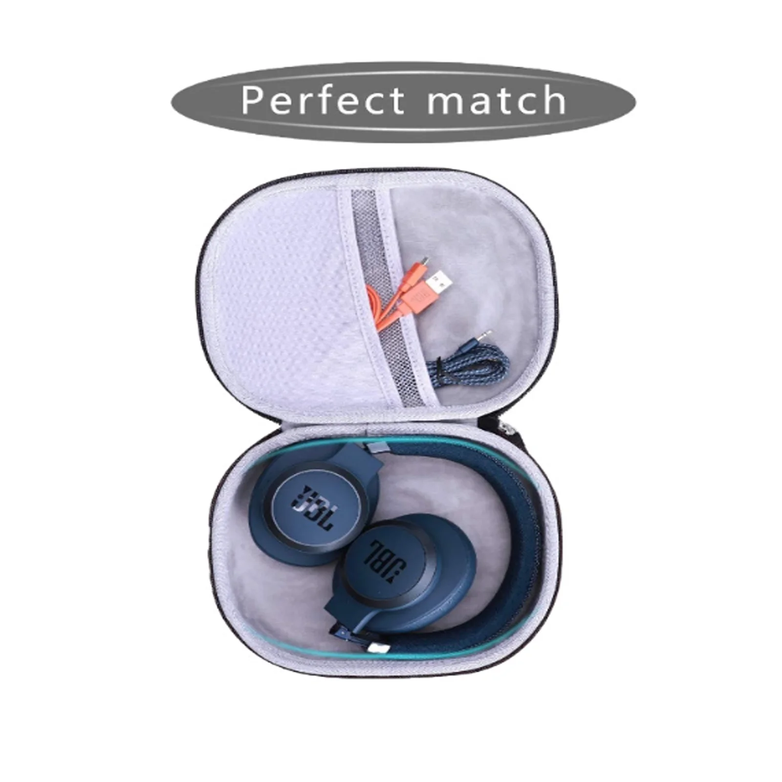 EVA Hard Carring Case for JBL Live 770NC/660NC/650BT/400BT/500BT and Tune 770NC/710BT/720BT/760NC Bluetooth Wireless Headphone - view 4