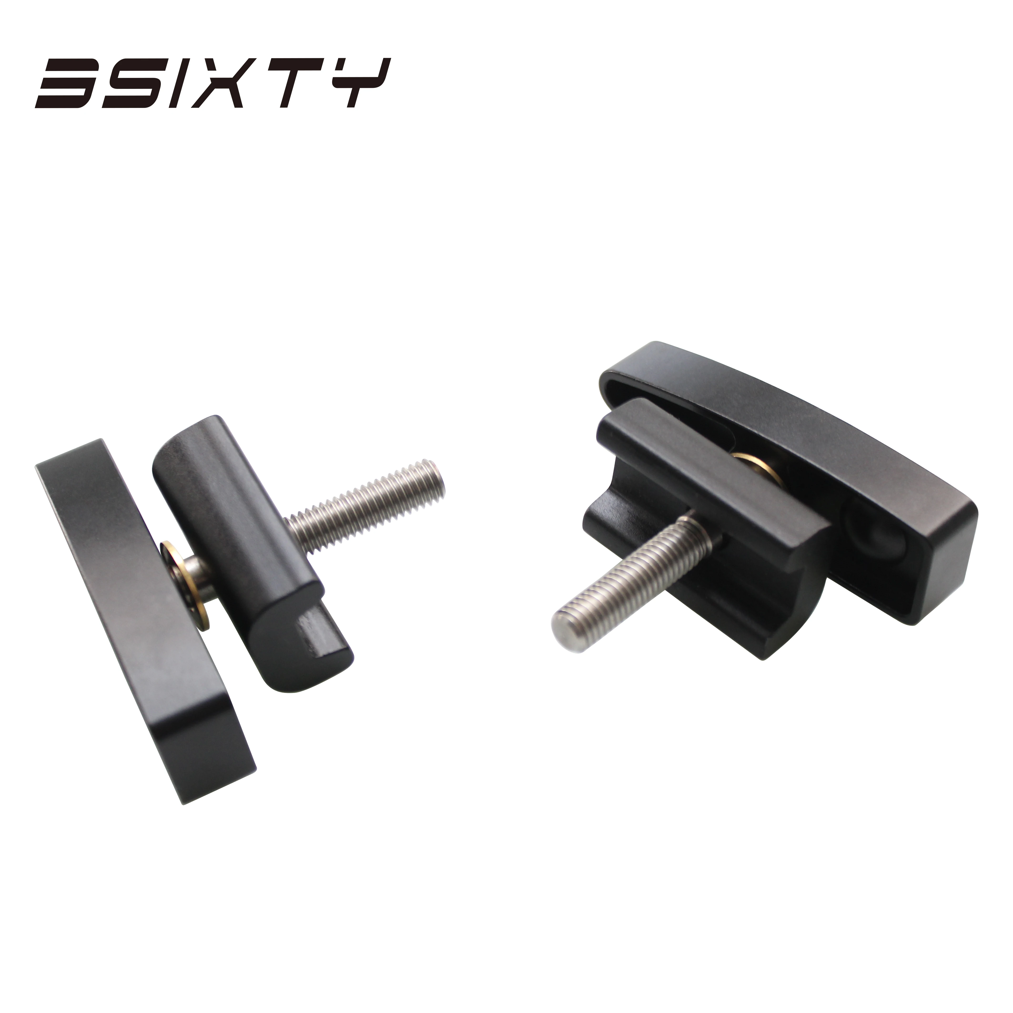 3Sixty Lightweight Bike Hinge Clamp for Brompton&3Sixty Folding Bike  Hinge Clamp Plate Aluminum Alloy C Buckle Bicycle Parts