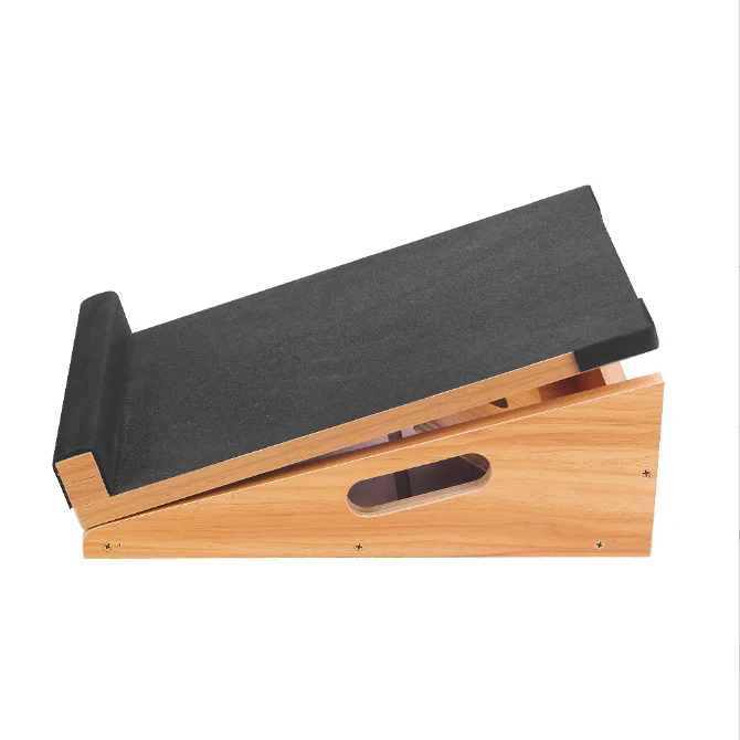 Slant Board Calf Stretcher Slant Boards Adjustable Wooden Incline Board for Squats Calf Ankle and Foot Stretching