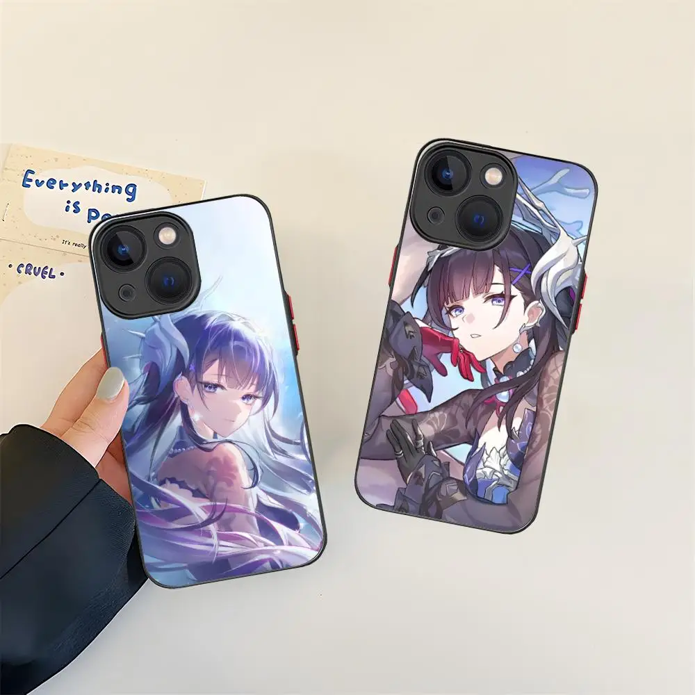 

Чехол для телефона Honkai Star Rail Hysilens для iPhone 16, 15, 14, 13, 12, 11 X XR XS 8 7 Pro Max Plus, мини-цветный силиконовый защитный чехол