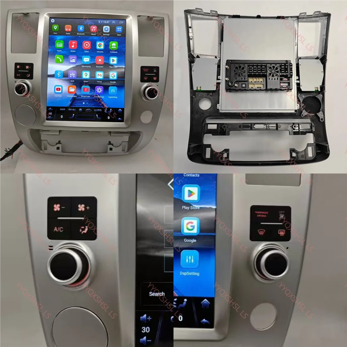 

12,1 "автомобильный мультимедийный видеоплеер для Infiniti QX56 Nissan Armada 2007-2010, GPS-навигация, Android14, авто Carplay, 4G, Wi-Fi ﻿