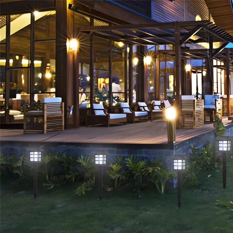 

A20F-8PCS Солнечные садовые фонари Солнечные ландшафтные фонари для солнечных фонарей для двора, сада, газона, дорожки, подъездной дороги