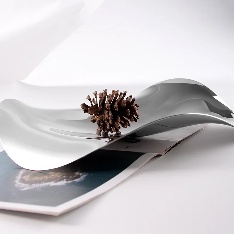 Stainless Steel Shaped Candy Tray, Dried Fruits, Snacks, Jewelry Storage Tray, Home Desktop Decoration