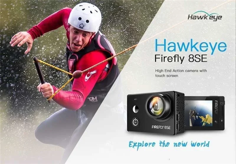 In Stock Hawkeye Firefly 8SE 90 Degree new design Hawkeye Firefly 8S Super-View Bluetooth FPV Sport Action Camera