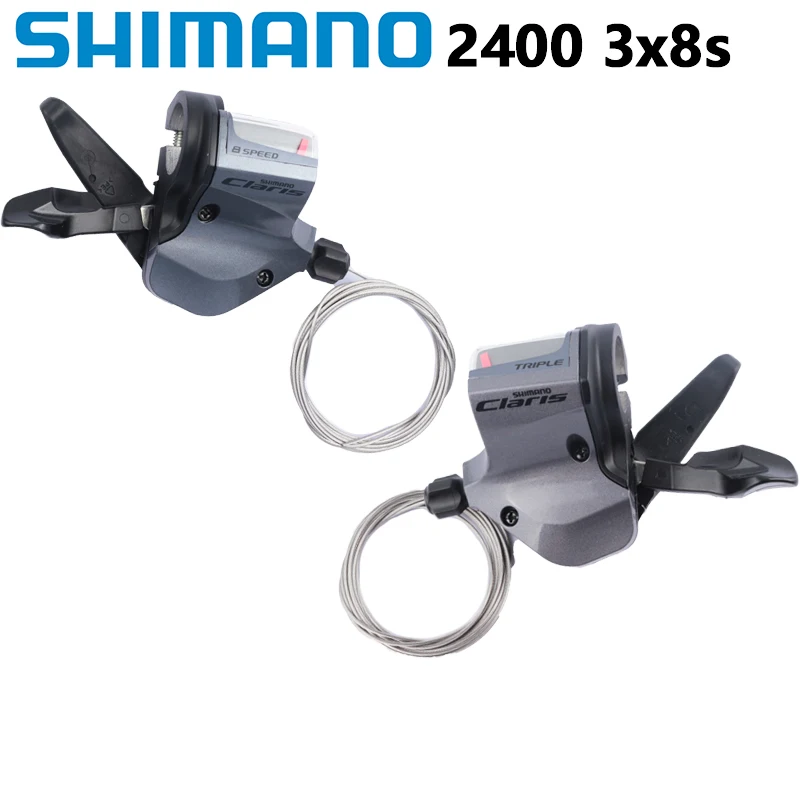 Shimano Claris R2000 2400 Shifter 2x8 3x8 Speed Road Bike Shifter Lever SL-R2000 Shift 2s 3s 8s Original Bicycle Accessories