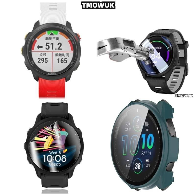 

For Garmin Forerunner 645 735 745 935 945 955 965 970 Fenix 7 7S 7X Pro 9H Hardness Anti - Scratch Tempered Ultra - Thin HD Scre