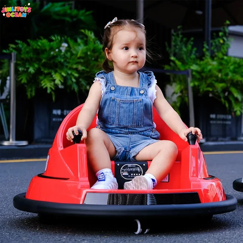 Popular Toddler Children Electric Ride on Car Bumper Toys 360 Degree Spin Kids Electric Battery Powered Bumper Cars for Baby