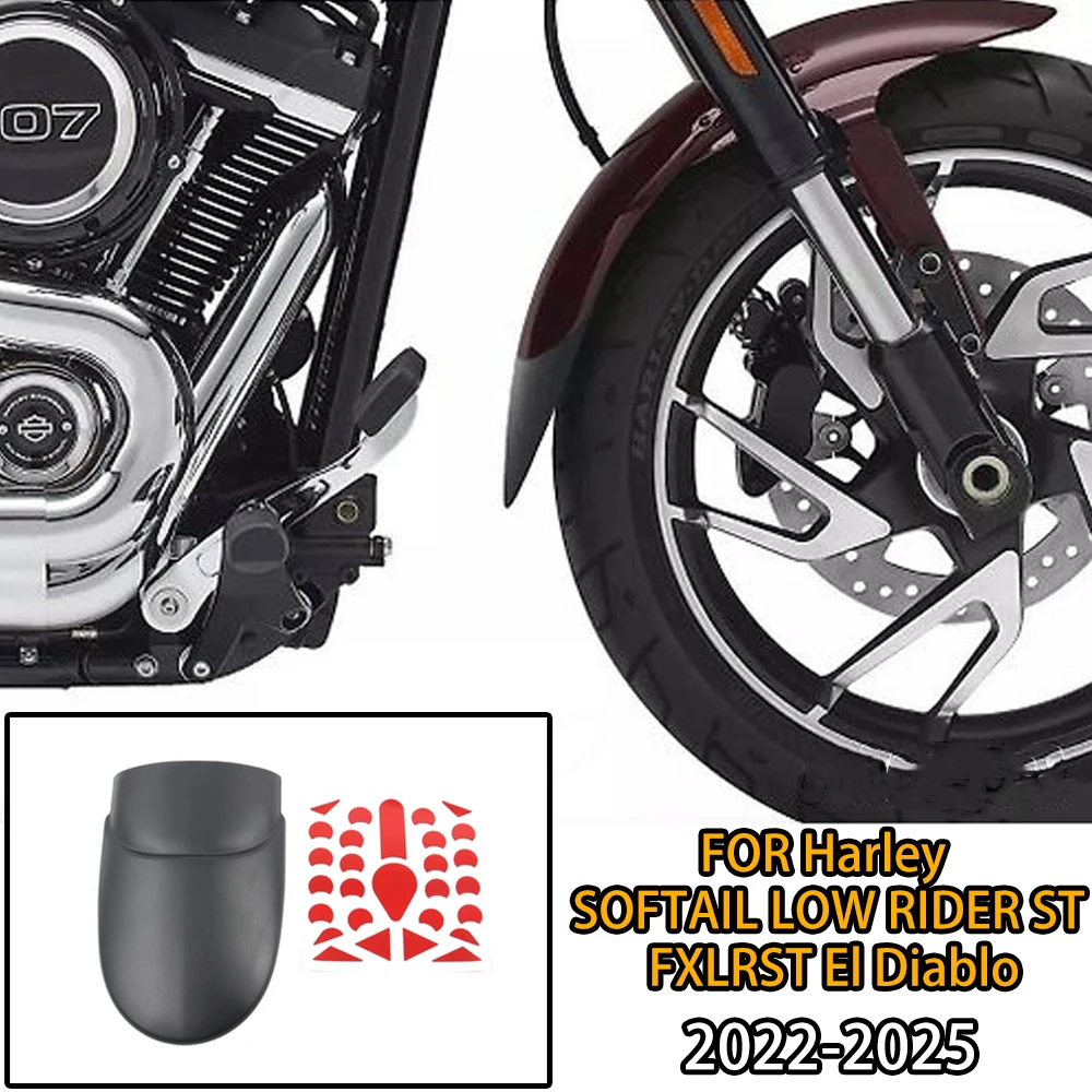 

НОВЫЕ расширенные передние/задние крылья с мотоциклом Harley Softail Low Rider ST FXLRST El Diablo 2022-2025