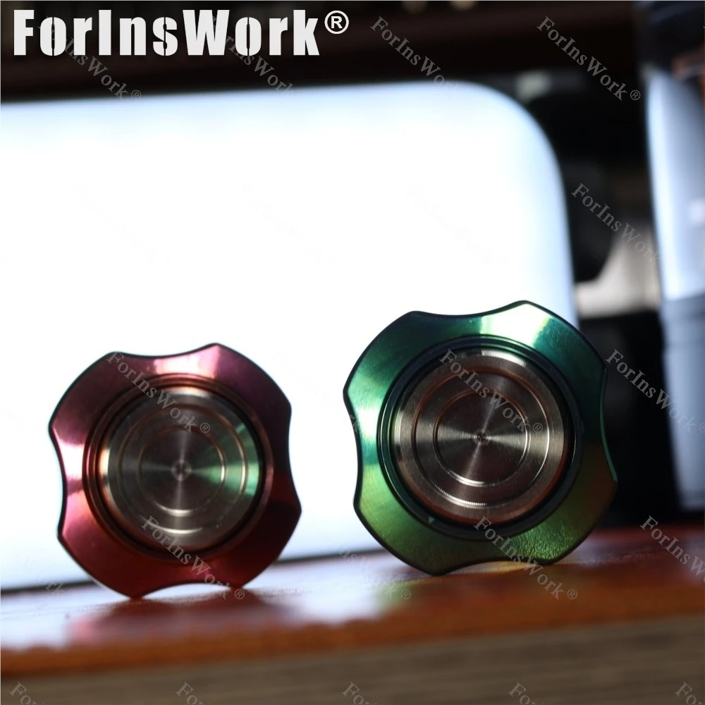 Mini Gear 4.0 Anodic Oxidation Of Titanium Office Desk Accessories Finger Spinner Autism Toys Cool Gadget