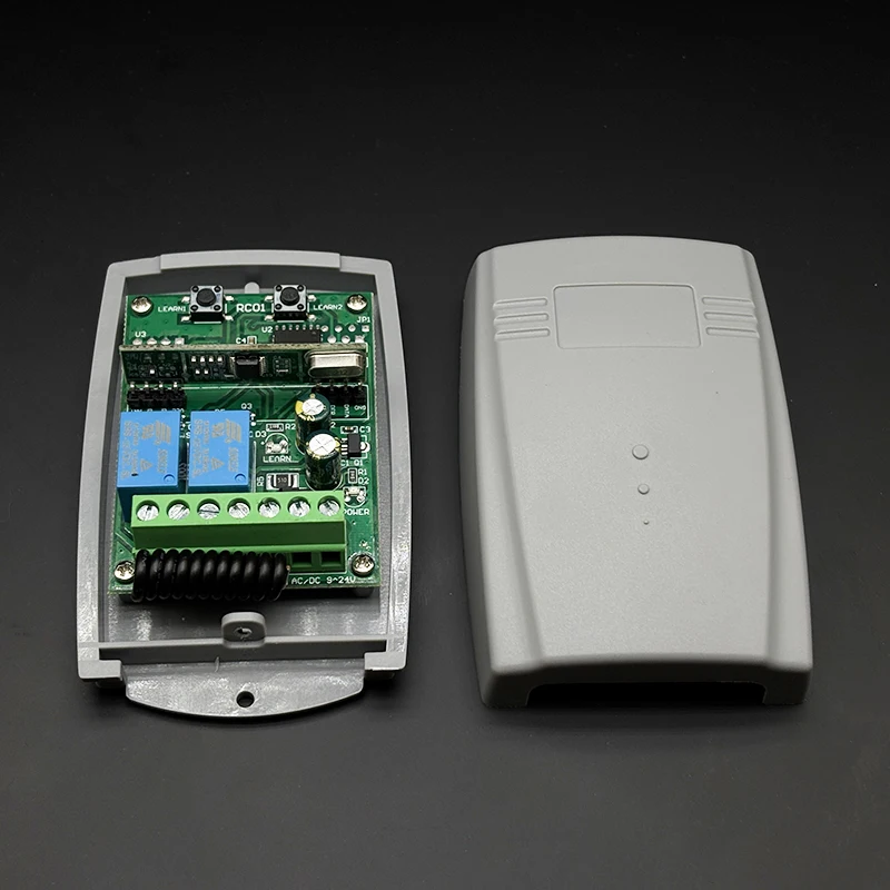 Universal Works With Tuya 433MHz Garage Gate Remote Control Receiver 433.92MHz Fixed Rolling Code Wifi Smart Switch Module Relay
