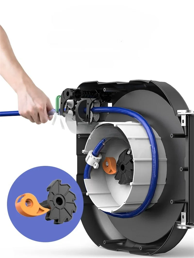 

For 10/15/20M Automatic Telescopic Tube Winder Air Drum High-Pressure Water Drum Car Repair Lamp Air Tube Winder Pneumatic Tool