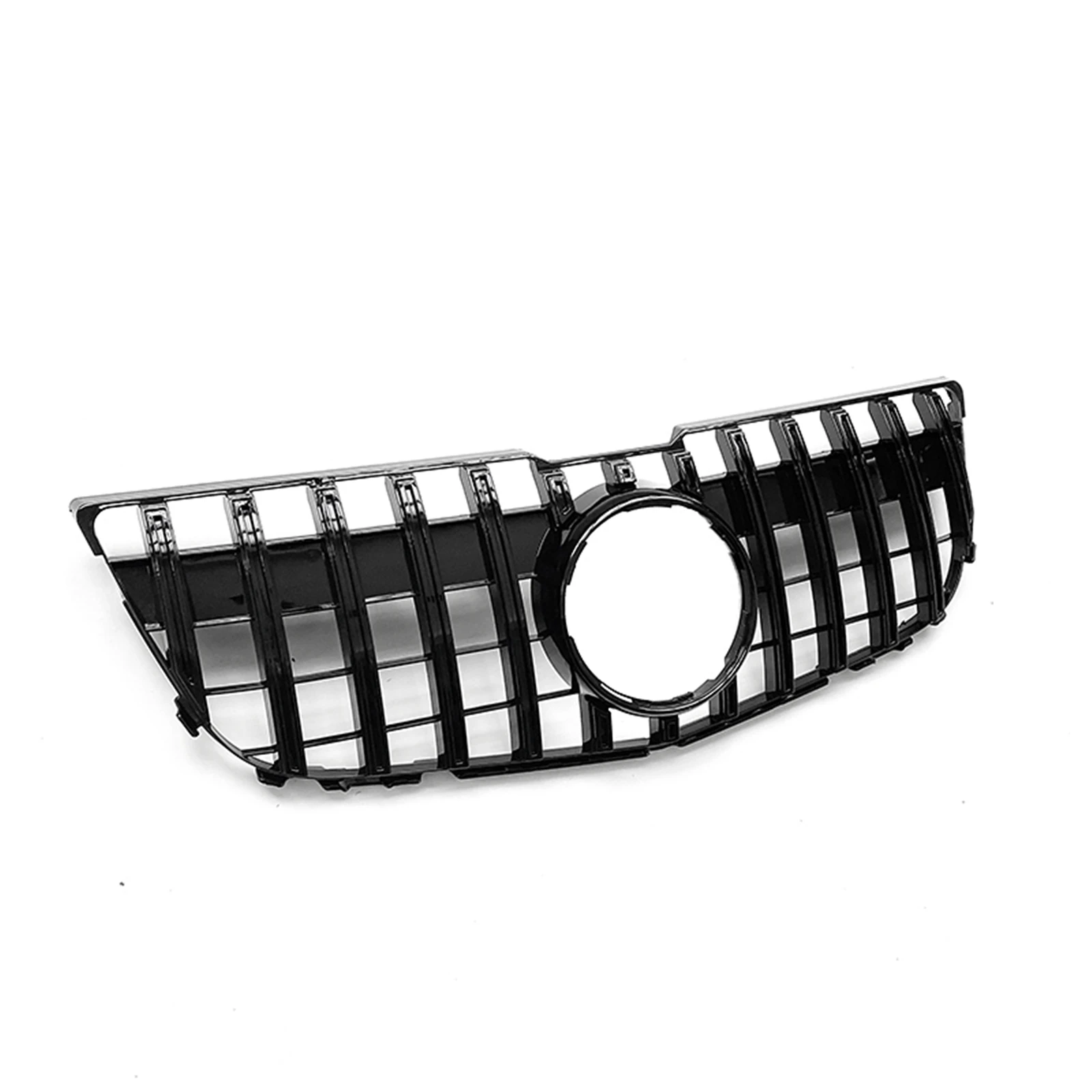 GT Style Upper Bumper Hood Mesh Grid Front Grille Grill For Mercedes Benz GLK Class X204 GLK250 GLK300 GLK350 4-Door 2013-2015