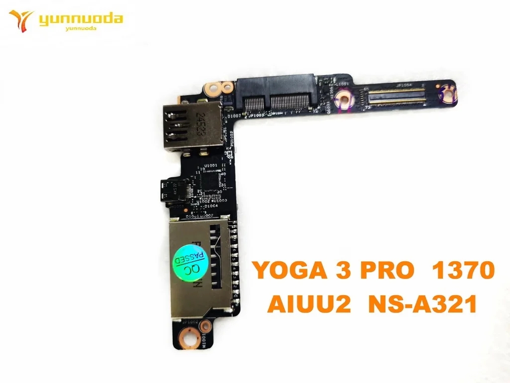 NS-A321 For Lenovo Yoga 3 Pro 1370 Ultrabook SD Card Reader USB Audio Card AIUU2  tested good