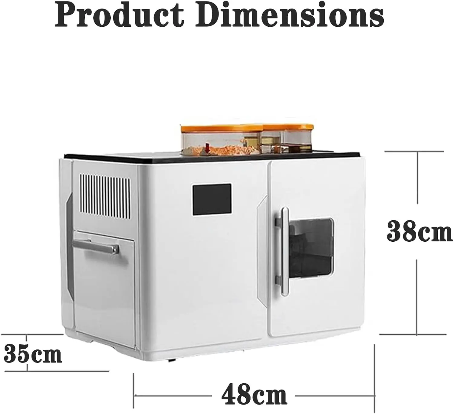 Fully Automatic Roti and Chapati Maker, Make 20 Delicio Flatbreads, Tortillas, and Pitas in One Go with One, Button for Perfect Indian Roti,White