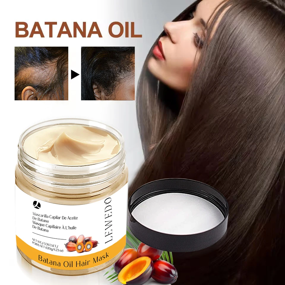 Organic Hair Mask Batana Oil 100% Pure Hair Growth Oil Moisturize Reduce Hair Loss Anti-Breakage Hair  Care Essential Oil Mask