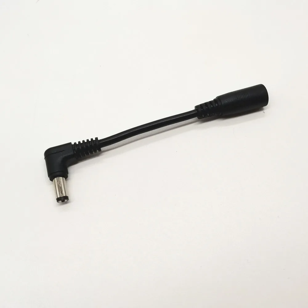 10cm DC Power Plug Cable 5.5*2.1mm Male 90 Degree Right Angle To 5.5 X 2.1mm Female Adapter Extension Cable Cord for CCTV Camera