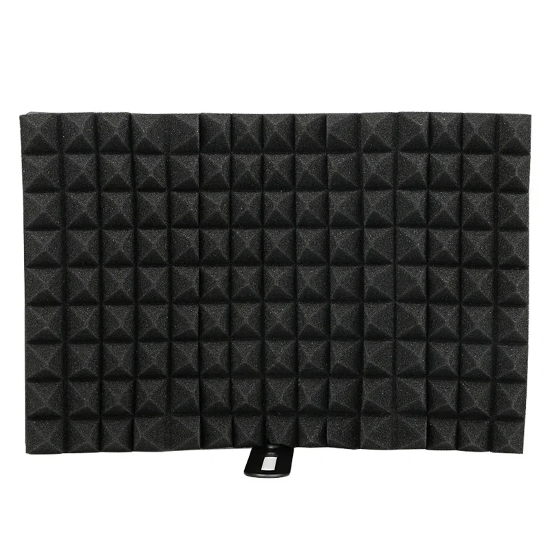 RAYHAYES SM-31 3 Panels Microphone Isolation Shield Foldable Sponge Soundproof Shield for Studio Recording Mic Filter Vocal