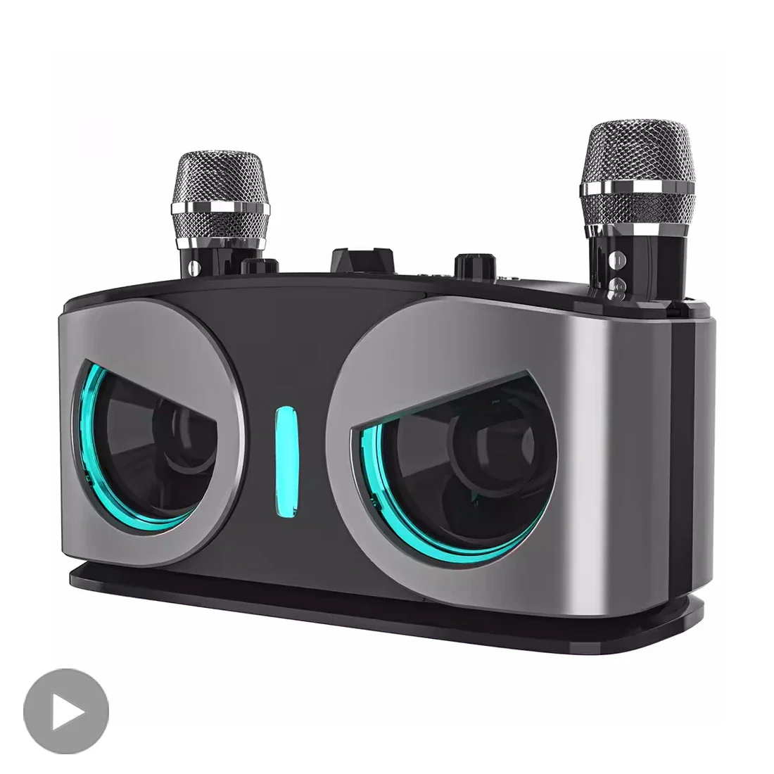 

Портативная беспроводная Bluetooth-колонка для караоке с микрофоном, сабвуфер, мощная звуковая коробка, музыка, Caixa De Som Bocina Audio
