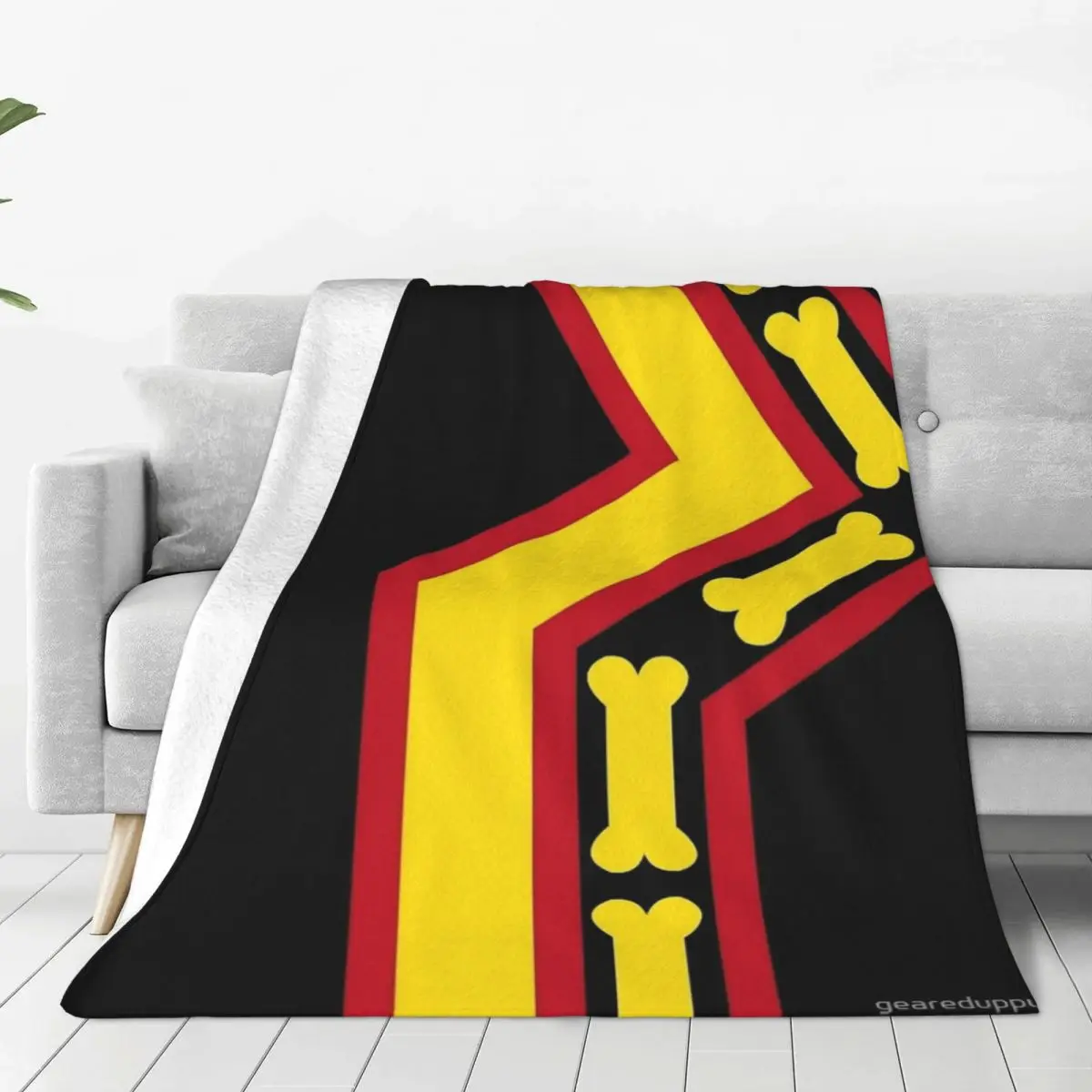 Geared Up Pup Rubber Pup Pride Flag Four Seasons Universal Blanket Office Can Be CoveredChristmas Present